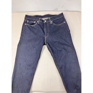 Levi's 511 Dark Wash Blue Denim Jeans Slim Fit Men's Size 34x34 (Actual 32x32)
